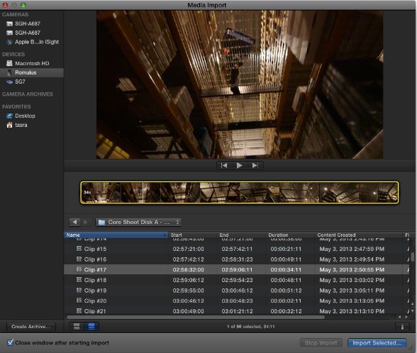 fcpx avchd window med