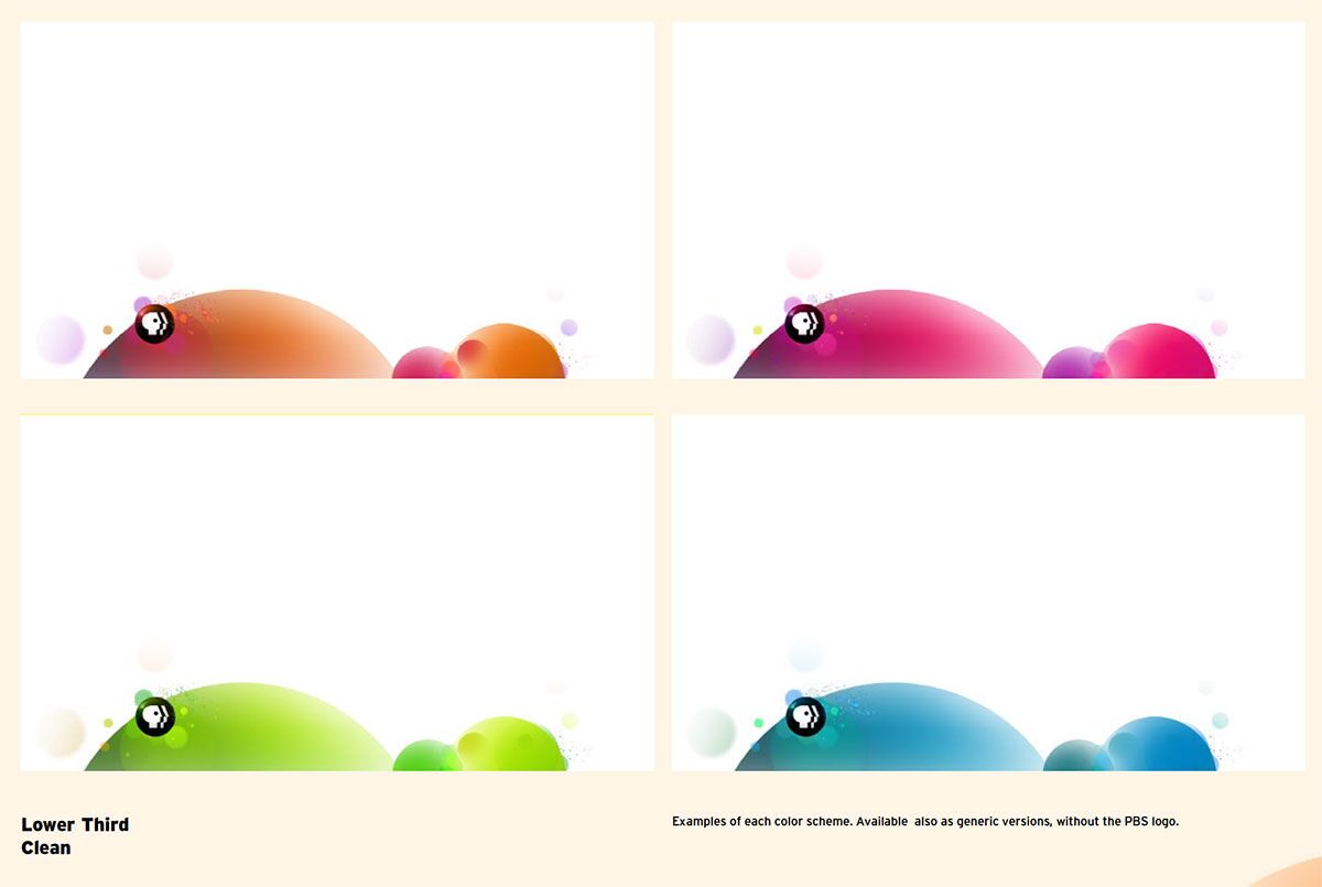PBS lower thirds colors