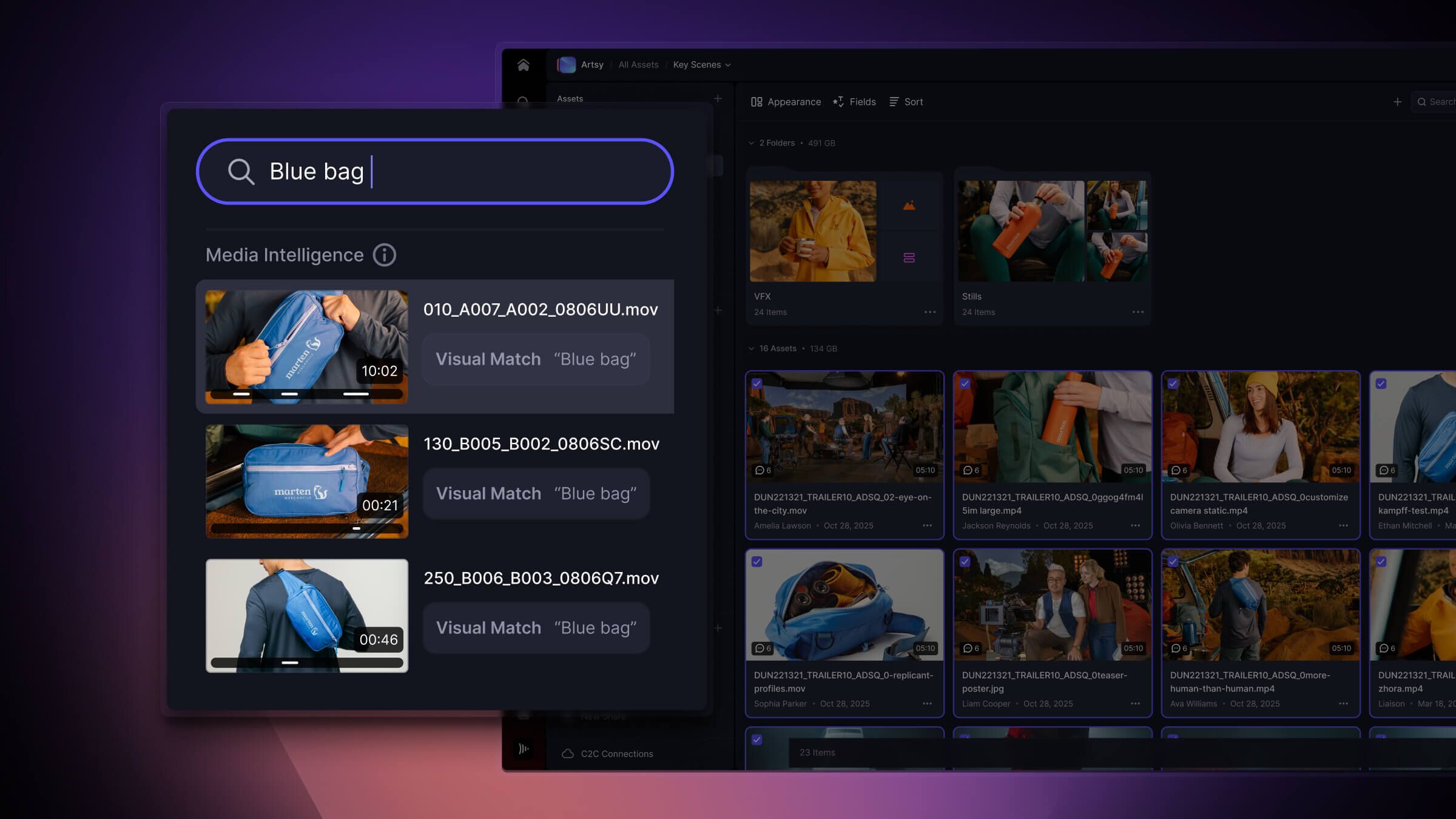 Surface visual match results with semantic search (beta)—even if you didn't tag